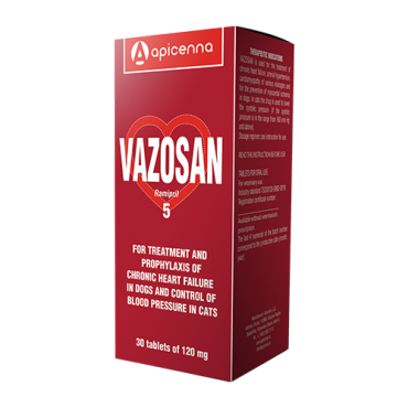 Vazosan 5 mg for cats and dogs