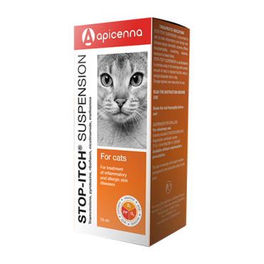 Stop-Itch Suspension for cats