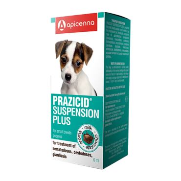 Prazicide Suspension Plus for puppies of small-sized breeds 