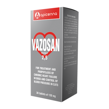 Vazosan 2,5 mg for cats and dogs