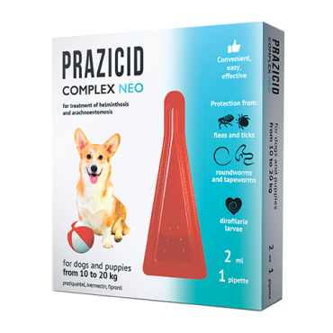 Prazicid Complex NEO for dogs and puppies from 10 to 20 kg 