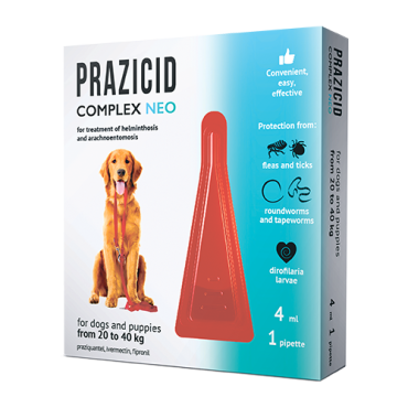 Prazicid Complex NEO for dogs and puppies from 20 to 40 kg 